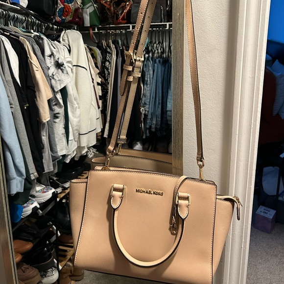 Michael Kors Beige Satchel Bag - Picture 4 of 5